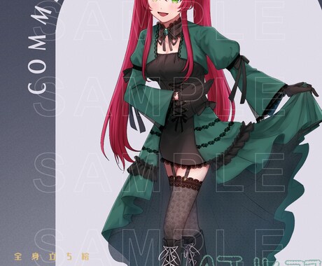 立ち絵制作いたします TRPG、配信、ゲーム、グッズ等に使えます！ イメージ2