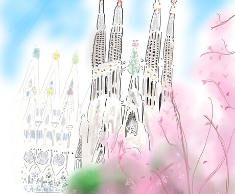 あなたの想い出描きます 写真をいただき、それを元に風景画などをiPadで描きます！ イメージ2