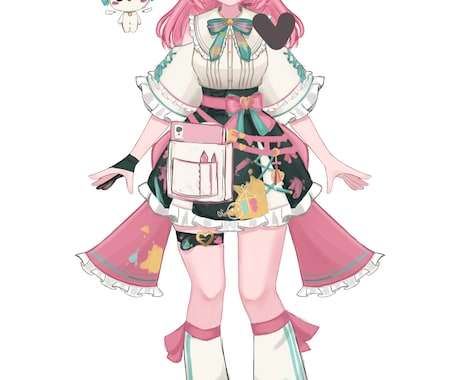 かわいい女の子のイラスト描きます イメージ1