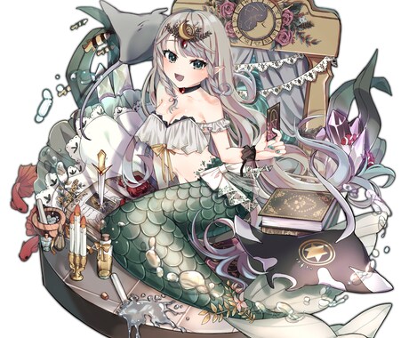 イラスト制作します SNSアイコン、動画用の1枚絵、立ち絵等 イメージ1