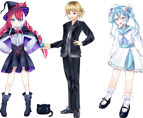 あなただけのTRPGキャラクター立ち絵を描きます イメージ1