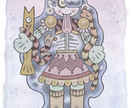 不思議で可愛いイラスト描きます 個性あるイラストで注目を集めませんか？ イメージ2