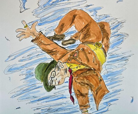 人物画、風景画を描きます 和風テイスト、色合いが得意です。 イメージ2