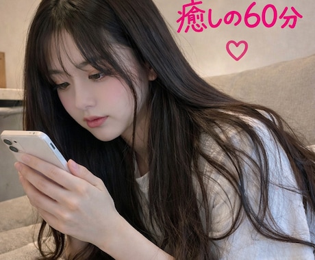 ワンコインであなたに寄り添います 60分ただただあなたの側にいます♡仲良しチャットしよーよ！ イメージ1