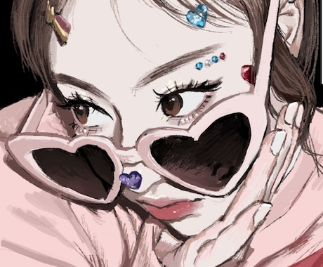 タッチを残したリアル寄りの似顔絵を描きます イメージ1
