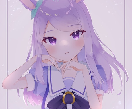 可愛い女の子のアイコン描きます 目を引くアイコン・可愛い女の子なら任せてください！ イメージ1