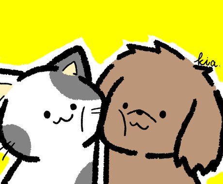 可愛い動物さん描きます 可愛いゆるふわ動物イラスト描きます！ イメージ2