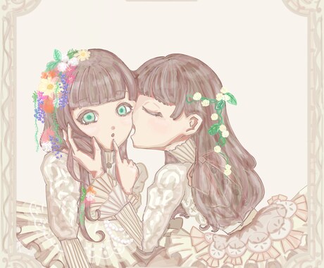 デジタルイラストで女の子描きます イメージ1
