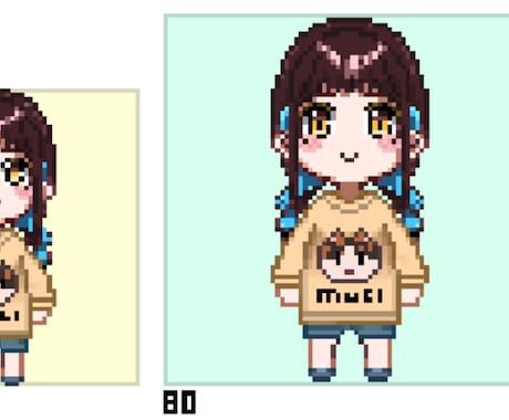 ドット絵、ドットループアニメーション作成します SNSや動画、自作ゲームほか用途自由！ イメージ2