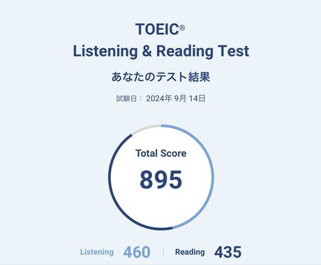 TOEIC895点があなたの学習をサポートします 600〜860を目指す方／1ヶ月間のサポート イメージ1