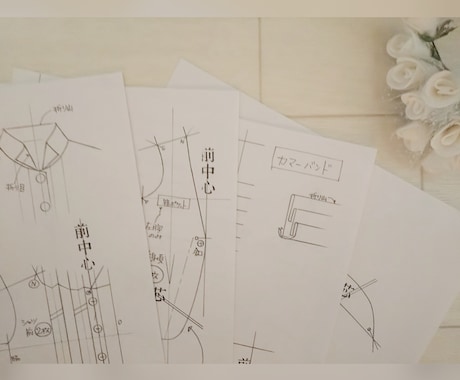 ウェルカムドールの新郎タキシード型紙あります お嫁さんのドレスは作ったけど。。新郎も作りたい！という方に。 イメージ2