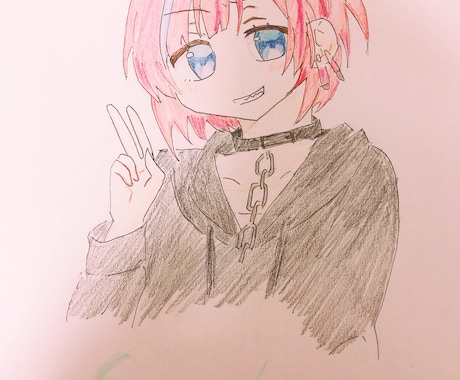 あなたの好きなキャラクターや似顔絵描きます 色鉛筆で暖かい感じに仕上がります イメージ2