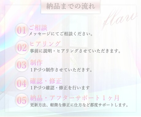 毎月１名様まで｜構成・文章作成｜HPを制作します 丸投げOK！伝わる、わかりやすいホームページをお作りします。 イメージ2