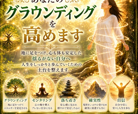 あなたのグラウンディングを高めます グラウンディング、センタリング、落ち着き、確実性、自信 イメージ1