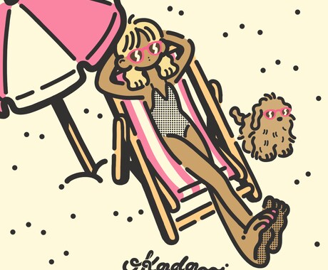 かわいいポップなイラストを作成します 多用途でポップ・かわいいイラスト描きます イメージ1