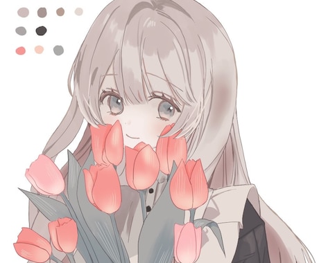 透明感あるイラストを描きます あなた用のイラスト作成します。お気軽にお見積もりください！！ イメージ1