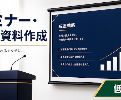 ココナラ最安値｜登壇資料作成します 登壇で話しやすい資料に整えます イメージ1