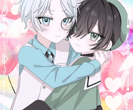 アイコンやヘッダーなどの1枚絵の作成承ります 透明感のあるアニメ風なイラスト描きます イメージ2