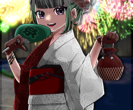 一枚絵作成します あなたのお写真撮らせてください イメージ1