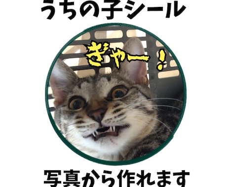 世界に1つのオリジナルシールをデザインします ☆写真から可愛いシールデザイン！ イメージ1