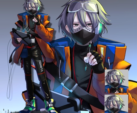 配信、TRPG、ゲーム用に！立ち絵制作いたします イメージに寄り添い、大切に描きます イメージ2