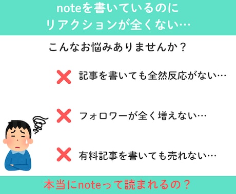 noteが読まれない人へ。記事添削します 頑張って書いたnote、読まれるようにしませんか？ イメージ2