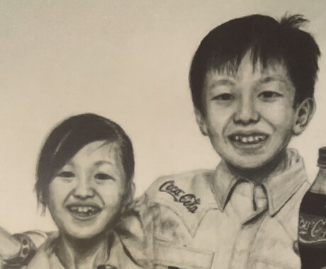 ハッピーな似顔絵絵画やイラストを制作いたします 気持ちを込めた絵に致します(^^)想像画、動物、似顔絵OK イメージ2