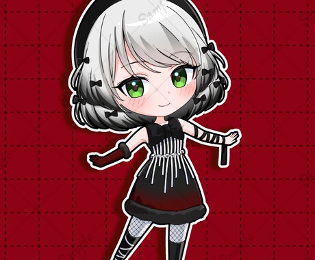 ちびキャライラスト作成します SNSのアイコンやグッズ制作などにおすすめ イメージ1