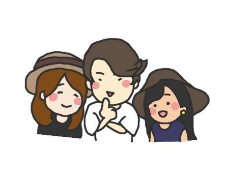 即対応！ゆるっと似顔絵描きます 本人を知ってる人が見ると似てる！と言われる、似すぎない似顔絵 イメージ2