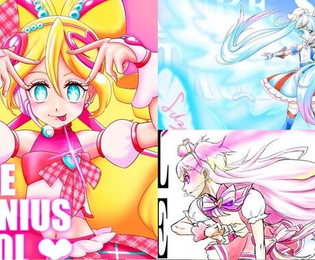 商業利用、個人利用のキャラクター作成承ります 最高最強のキャラクター作成にお力添えします。 イメージ2