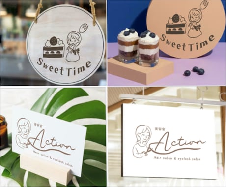 手書きでほっこり！可愛さ溢れるロゴを作ります 【５名様限定価格】飲食店・サロンなど！あなたの想いをロゴに イメージ2