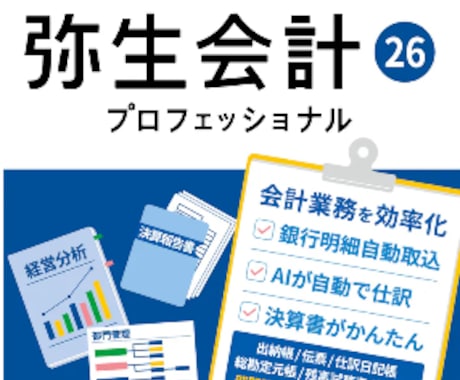 弥生会計シリーズの入力代行します 領収書や通帳の写真を送信するだけ イメージ2
