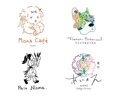 手描き風で記憶に残るロゴつくります 想いと世界観を形にする、絵描きのロゴデザイン。 イメージ2