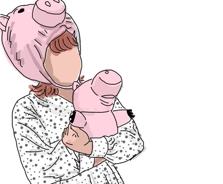 似顔絵、カップルなんでも描きます 素敵な写真、思い出をイラストに残しませんか イメージ2