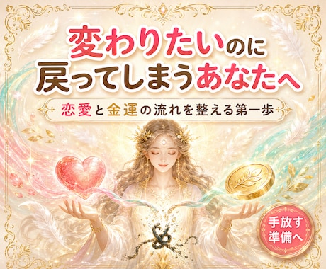 恋愛・金運の根本ブロックを1つ解除します 今いちばん深い共通根を第三眼で見抜き手放す イメージ1