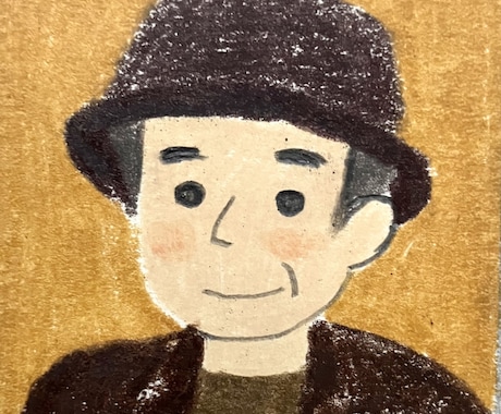 運気カラーの特別な似顔絵アイコンをお作りします 九星気学ブランディングカラー入り手描き似顔絵SNSアイコン用 イメージ2