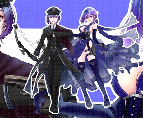 立ち絵、一枚絵などのイラストを制作します あなただけの理想のお姿をお仕立ていたします イメージ2