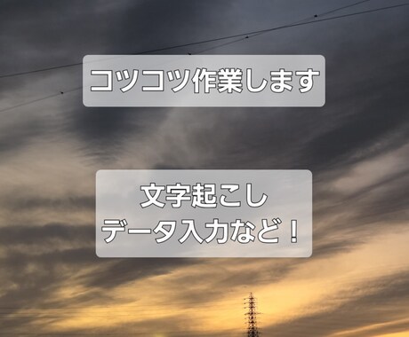 スピーディー&丁寧にデータ入力・文字起こしします コツコツ作業が得意です。正確なデータをお届けします。 イメージ1