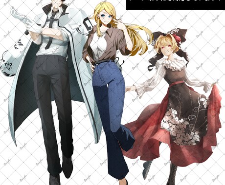 3月までセール中！綺麗で魅力的な立ち絵を描きます 3月まで開設セール！親身に要望に沿い制作します！ イメージ2