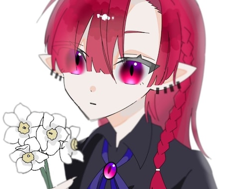 アイコンやサムネイルのイラストを作成します 小物追加やポージングも自由自在に イメージ2