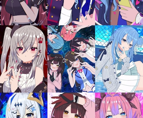 アニメ塗りでかわいいイラストを描きます 動画用、スチル、アイコン等、サムネイラストをご希望の方に イメージ1