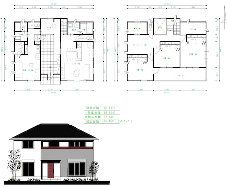 家の間取りでお悩みの方、間取りの作成をいたします 住宅業界経験30年以上の建築士が、夢のお手伝いをいたします イメージ1