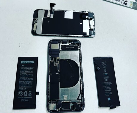 iPhone画面【最安7,000円～】修理致します 新品防水テープ＋ガラス保護フィルム代込み！ イメージ2