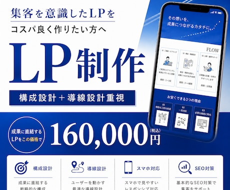 初めてでも安心 集客を意識した LP制作します イメージ1