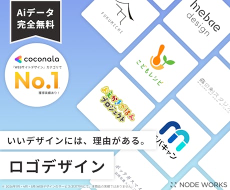 高品質なロゴデザイン、プロが制作します イメージ1
