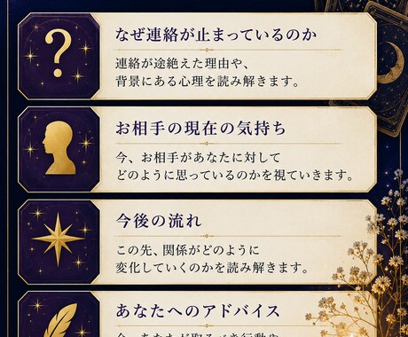 既読無視・未読無視の理由を占います 〜連絡再開の可能性と本音を視ます〜 イメージ2