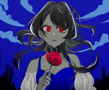 歌みたのサムネイルイラストを描きます 女の子得意です！本家風サムネイル描けます イメージ1