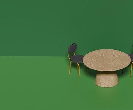 3家具＆背景付きの高品質インテリアパース作成します 《商品イメージを伝えるためインテリアパースが必要な方必見！》 イメージ1