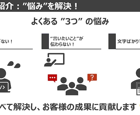 見やすく伝わるパワーポイント資料を作成します 【ご相談ください！】現役の資料作成プロが代行します イメージ2