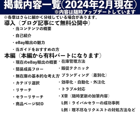 超現実的なeBay無在庫輸出攻略ガイド公開します 【更新情報】2024/4/14更新最新版 イメージ2